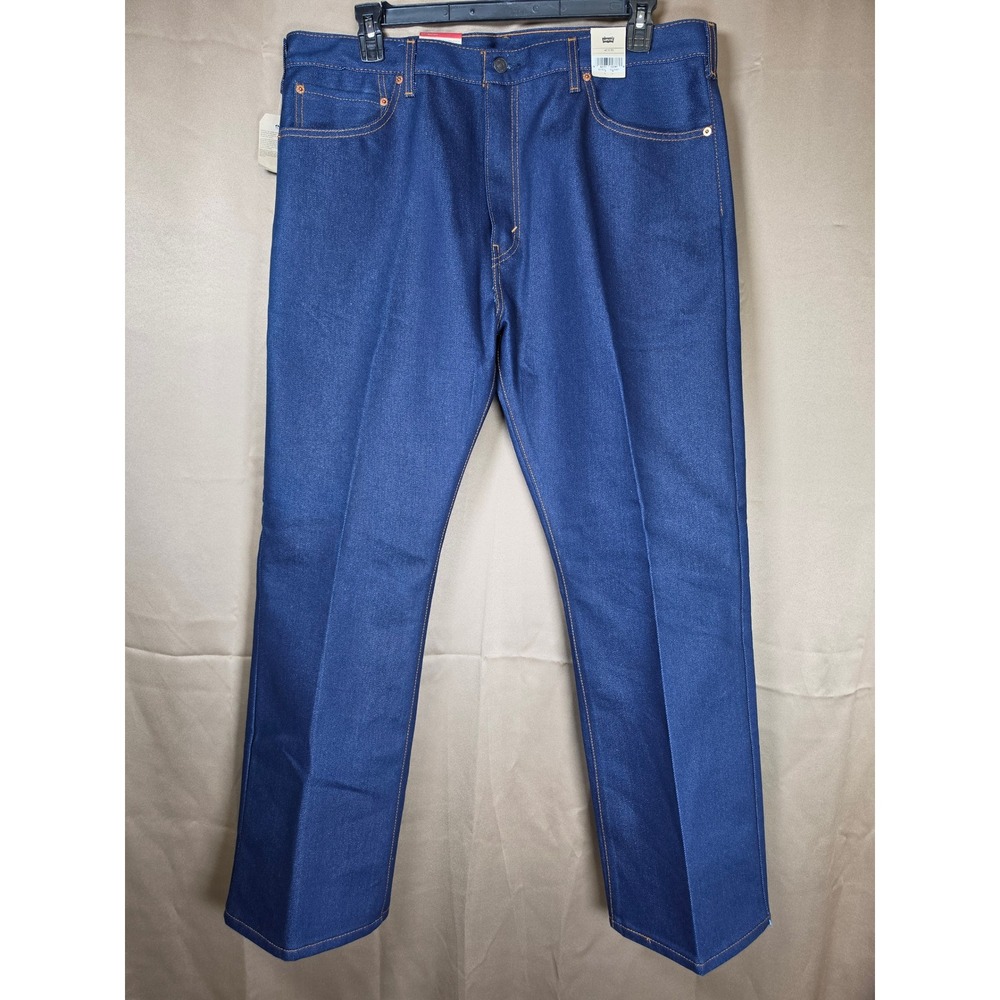 Levis 517 Bootcut Jeans Mens 40x30 Blue Rigid Denim Western Pants NEW